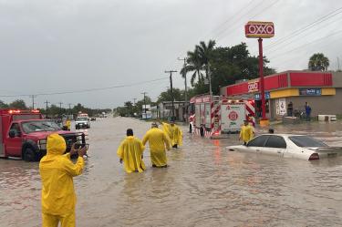 Las intensas lluvias que azotaron gran parte de Tamaulipas provocaron afectaciones en los municipios de Tula, San Fernando y Matamoros.