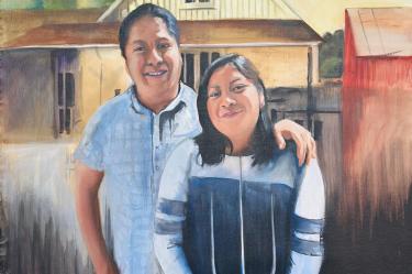 Retratos de una comunidad se exhibe en el Museo de los Pintores Oaxaqueños.