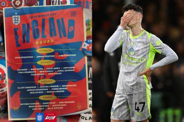 Polémica lista de Inglaterra para el Mundial; fuera varios ‘grandes’