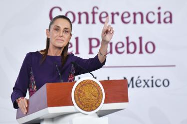 Sheinbaum explicó en su mañanera el encuentro con funcionario de EU
