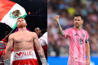 Canelo ‘noquea’ a Messi en millones de dólares