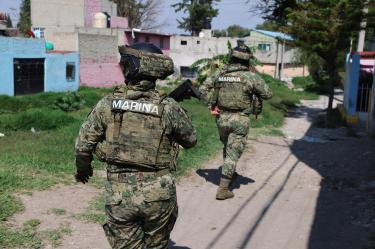 Durante una de las intervenciones fue detenido Ulises “N”, de 29 años de edad, quien al ver la presencia policial intentó escapar