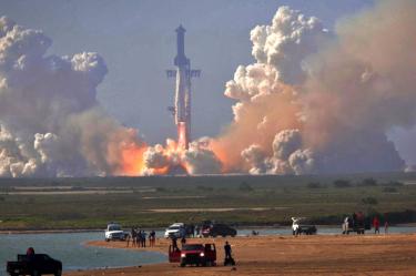 Lanzamiento de prueba del cohete Starship V3 de SpaceX