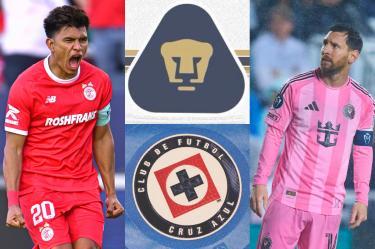 Toluca, Cruz Azul o Pumas enfrentarán a Inter Miami y Lionel Messi en la Campeones Cup 2026.