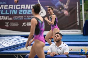 Dafne Navarro y Patricia Núñez sumaron 47.480 puntos, en el certamen celebrado en Medellín, Colombia.