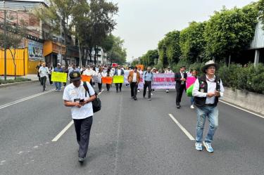 Defensores públicos se manifestaron el año pasado por mejores condiciones laborales.