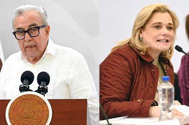 Rubén Rocha Moya y Maru Campos Galván.