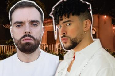 El streamer fue uno de los invitados al concierto de Bad Bunny