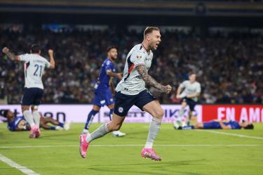 Rodolfo Rotondi logró las dos anotaciones para Cruz Azul