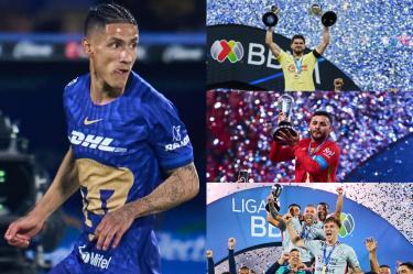 En su único título dentro del futbol mexicano, Uriel Antuna fue titular y tuvo que salir lesionado al 36' por lesión.