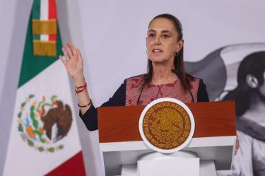 Claudia Sheinbaum en su mañanera hoy 25 de mayo de 2026