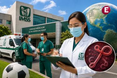 Personal médico del IMSS realiza vigilancia epidemiológica y protocolos sanitarios ante riesgos de salud durante el Mundial 2026