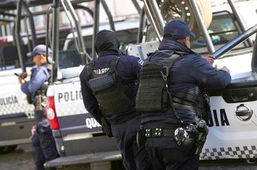Policías municipales del estado de Michoacán.