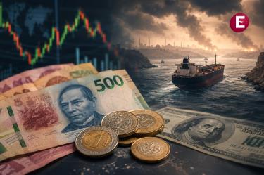 Peso mexicano y dólar frente a tensión financiera por el conflicto en Medio Oriente y el estrecho de Ormuz.
