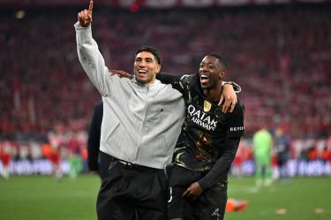 Dembélé y Hakimi ya entrenan con el PSG para la Final de Champions
