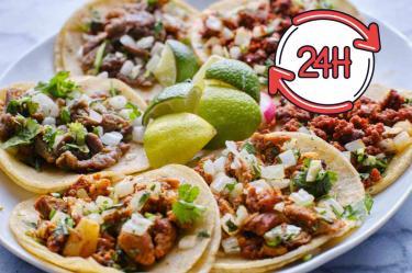 Tacos 24 horas en la CDMX,