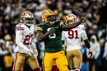 Josh Jacobs, corredor de los Green Bay Packers, fue arrestado esta tarde