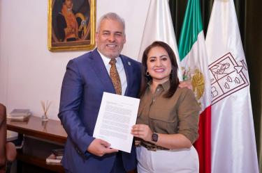 Gladyz Butanda presentó su renuncia a la Secretaría de Desarrollo Urbano y Movilidad de Michoacán ante Alfredo Ramírez Bedolla.