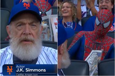 J.K. Simmons rivaliza con Spider-Man en las películas.