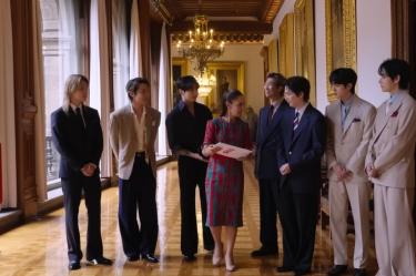 BTS compartió un detrás de cámaras de su visita a Palacio Nacional