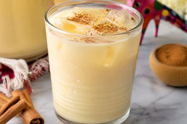 Receta de agua de rompope cremosa