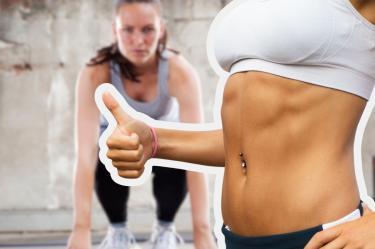 Rutina de burpees para tonificar el abdomen