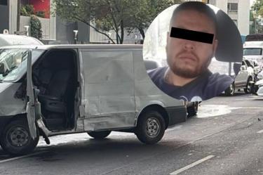En el sitio fue detenido el conductor del camión de carga, de 35 años de edad, para presentarlo ante el Ministerio Público