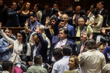 Sesión extraordinaria en la Cámara de Diputados