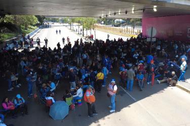 El cierre de Circuito Interior es en ambos sentidos de la vialidad.