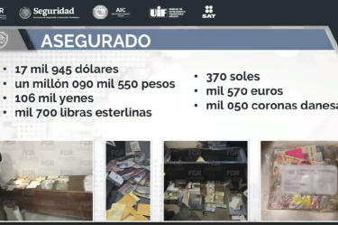El operativo federal incluyó el aseguramiento de cuentas bancarias y bienes inmuebles.