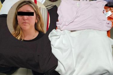 Tras el hallazgo, la joven fue detenida y fue trasladada junto con la mercancía asegurada ante el Ministerio Público