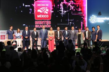 Marcelo Ebrard reconoció en Monterrey a los 24 ganadores del Premio a la Innovación Mexicana durante el InnovaFest 2026, que reunió líderes e inversionistas.