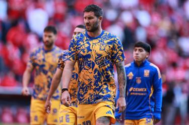 Gignac se mostró muy serio en su último partido con Tigres