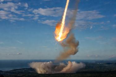 La bola de fuego se desintegró sobre zonas de Massachusetts y New Hampshire.