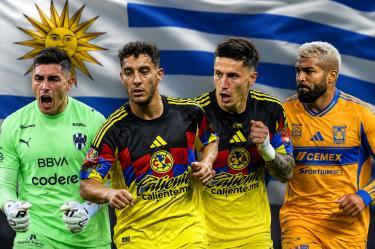 Santiago Mele, Sebastián Cáceres, Brian Rodríguez y Rodrigo Aguirre representarán a la Liga MX con Uruguay durante el Mundial 2026.