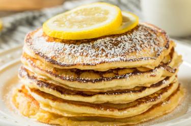 Receta de hot cakes sabor pay de limón
