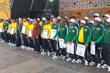 Sudáfrica llegará a México durante la madrugada del martes para instalarse en Pachuca antes de su debut mundialista frente al Tri.