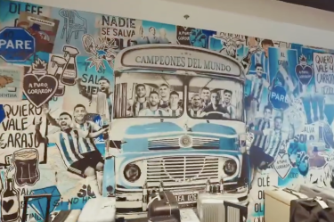 El hotel que recibe a Argentina en Estados Unidos tiene una decoración especial.