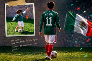 Gilberto Mora con 17 años, será el integrante más joven de la Selección