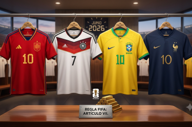 Las playeras de los equipos de los Mundiales no pueden ser comercializadas.