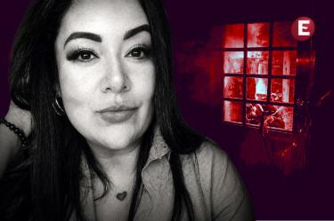 Composición gráfica sobre el secuestro de la periodista Roxana Guzmán en Nanchital