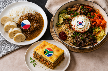 Sudáfrica, Corea del Sur y Chequia presumen grandes platillos tradicionales.