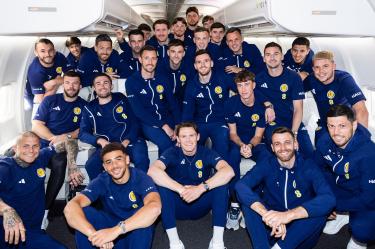 La selección de Escocia en su viaje al Mundial 2026