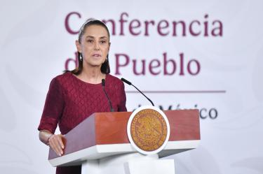 Claudia Sheinbaum en su conferencia de hoy 4 de junio de 2026