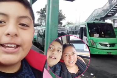 "Ese es nuestro camión": El emotivo video de un niño orgulloso de su mamá camionera conmueve internet