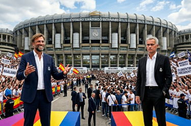 Enrique Riquelme y Florentino Pérez han puesto sobre la mesa sus apuestas para la posición de director técnico del Real Madrid: Jürgen Klopp o José Mourihno.