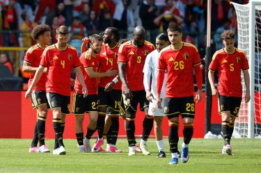 Bélgica se da un festín previo al Mundial; golea 5-0 a Túnez