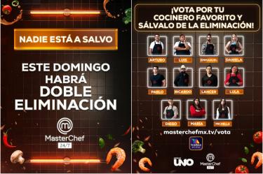 MasterChef México tiene a cinco cocineros nominados.