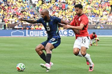 Brasil ganó su último partido de preparación en contra de Egipto