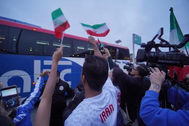La Selección de Irán fue recibida en Tijuana donde estarán para el Mundial 2026.